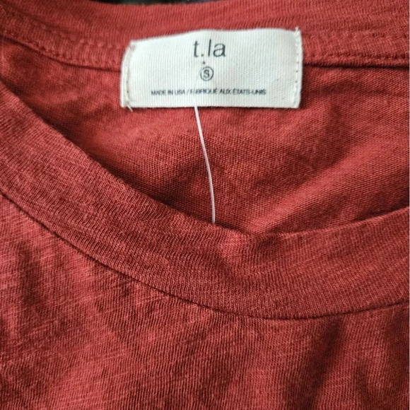 Anthropologie T.La Isadora Rust Tee - Picture 6 of 8